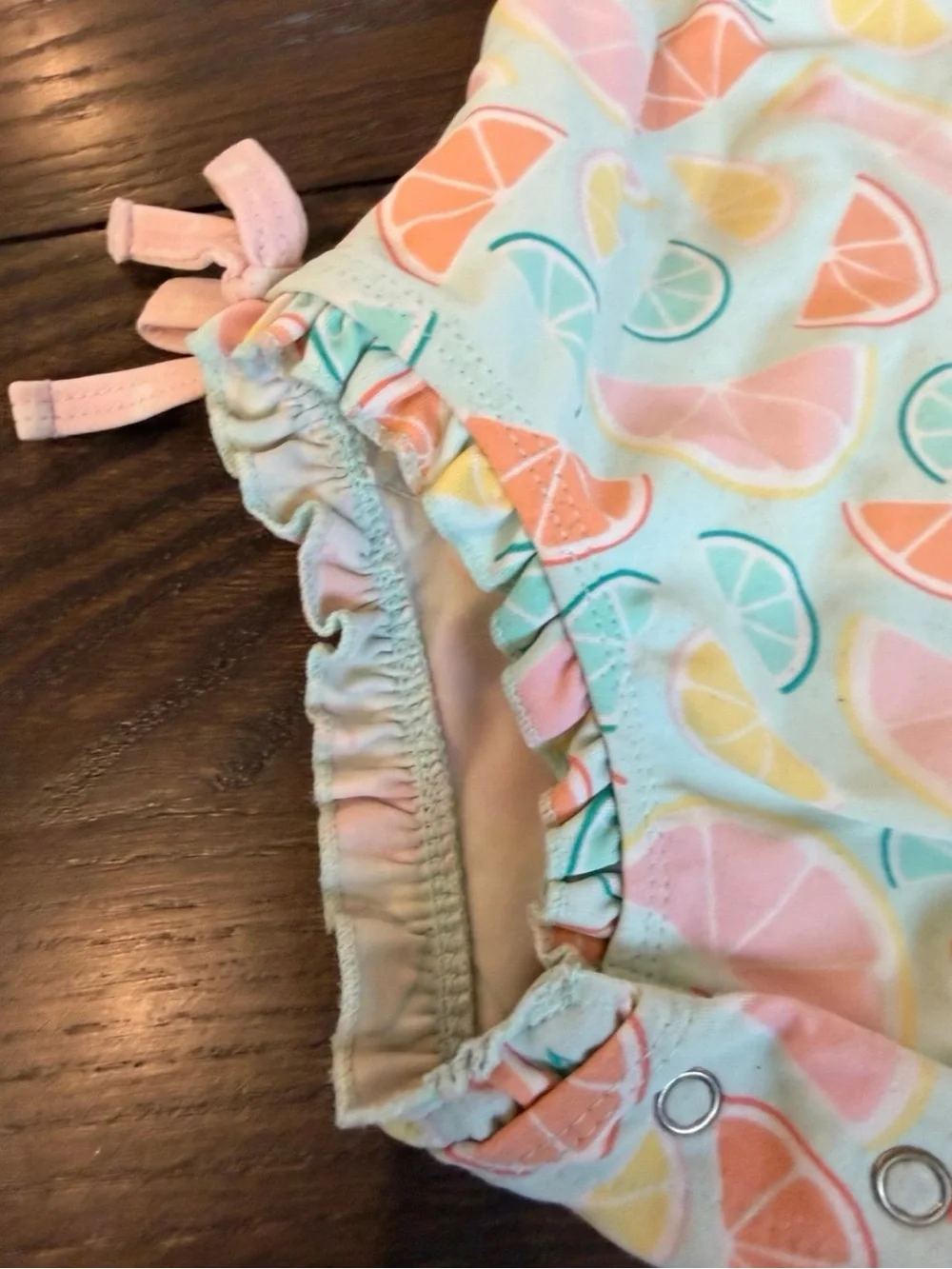 12-18 Month Ruffle Butts Citrus Swimsuit
